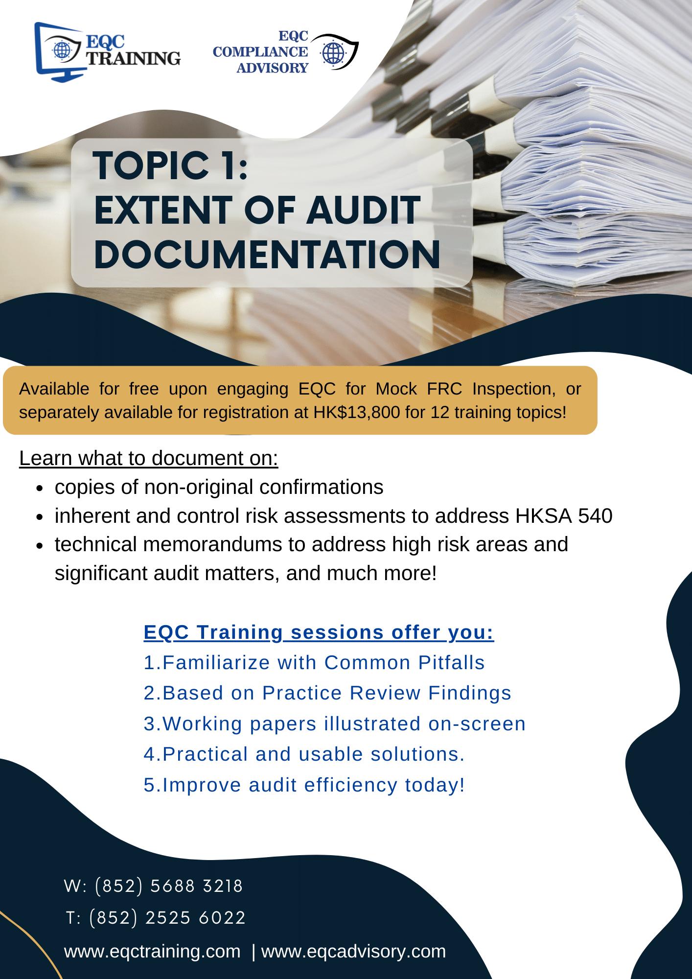 Topic 01 - Extent of Audit Documentation