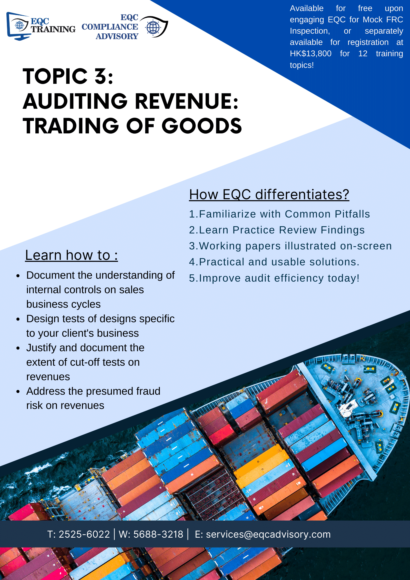 Topic 03 - Auditing Revenue - Trading of Goods